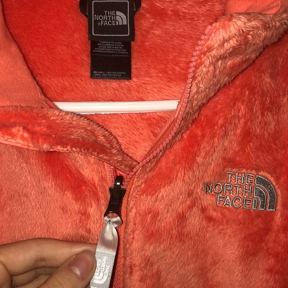 Peach North Face Fleece Jacket - Picture 3 of 4